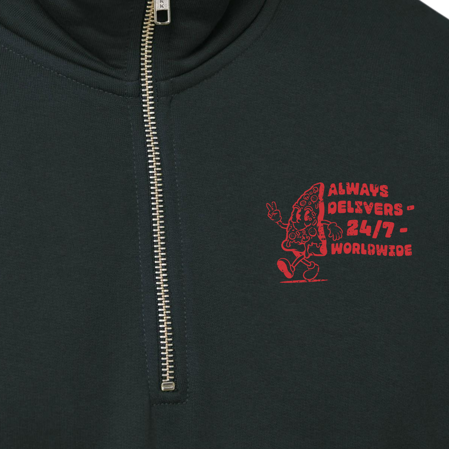 Bitcoin Pizza Day Zip Sweatshirt