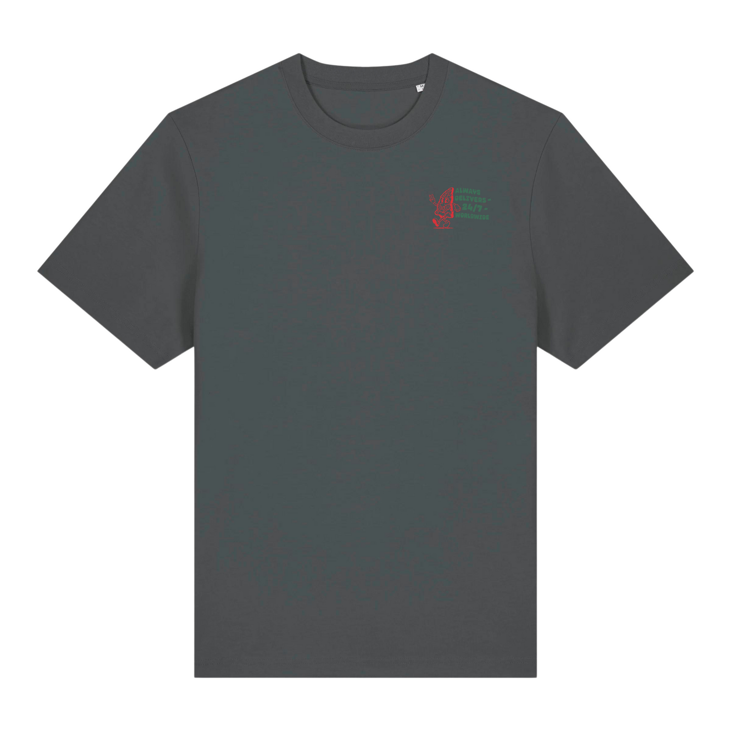 Amongst Plebs Essentials Organic T-Shirt - Herren Premium Organic Shirt 2.0 ST/ST mit Stick