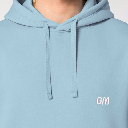 'GM' Regular Fit Hoodie with embroidery