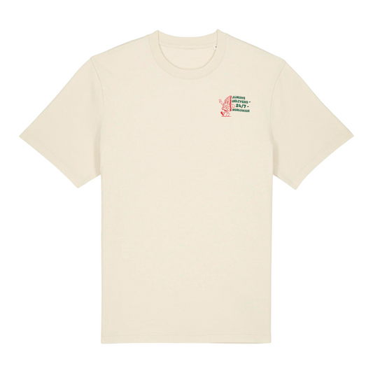 Amongst Plebs Organic T-Shirt with Embroidery