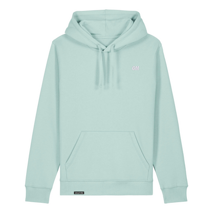 'GM' Regular Fit Hoodie with embroidery