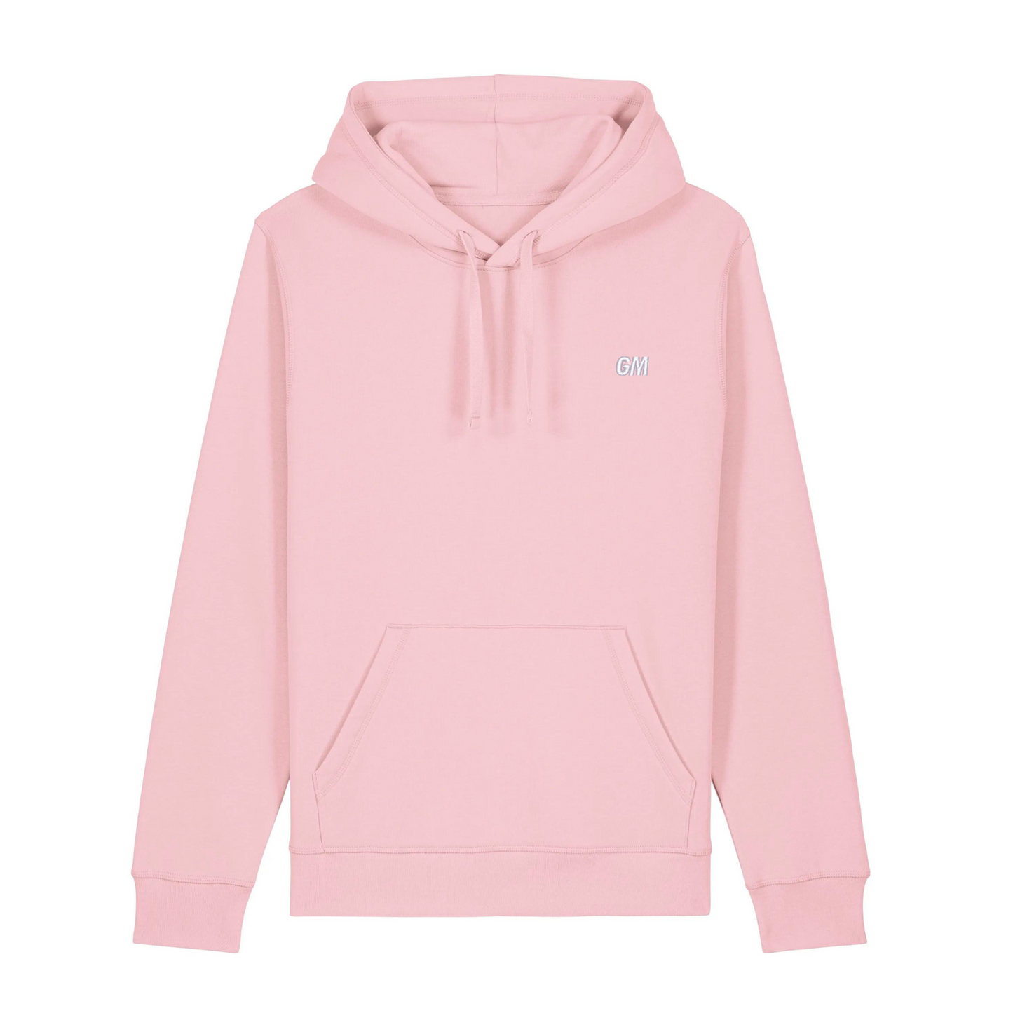 'GM' Regular Fit Hoodie with embroidery