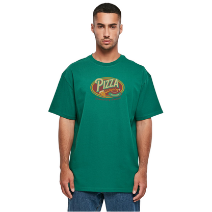 Bitcoin Retro Pizza Day Oversized T-Shirt