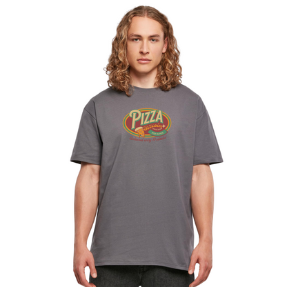 Bitcoin Retro Pizza Day Oversized T-Shirt