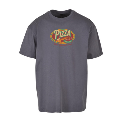 Bitcoin Retro Pizza Day Oversized T-Shirt