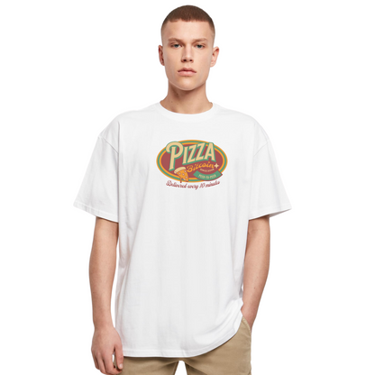 Bitcoin Retro Pizza Day Oversized T-Shirt