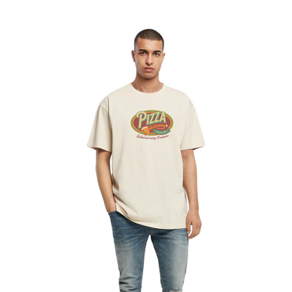 Bitcoin Retro Pizza Day Oversized T-Shirt