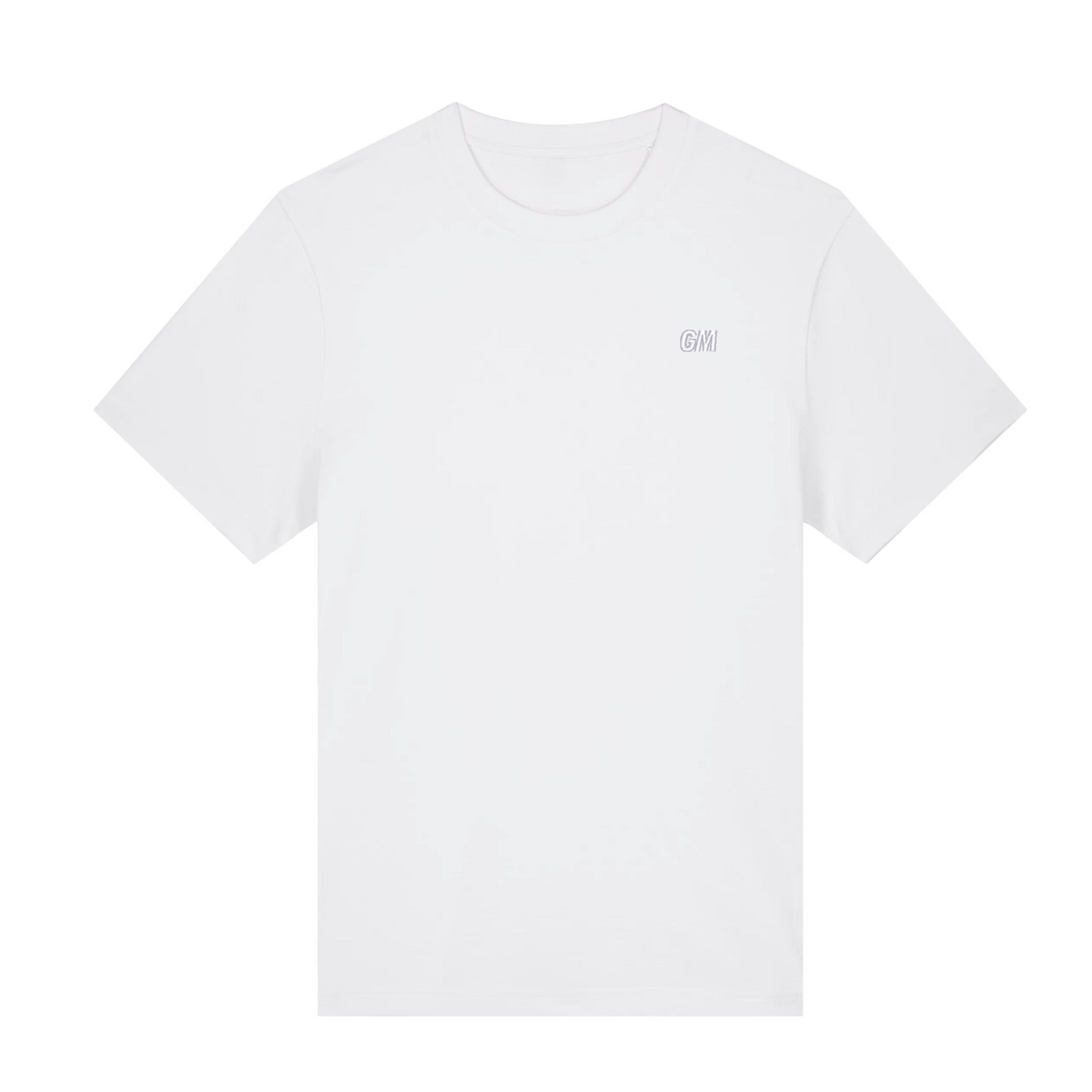 'GM' Embroidery Regular Fit T-Shirt