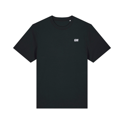 'GM' Embroidery Regular Fit T-Shirt