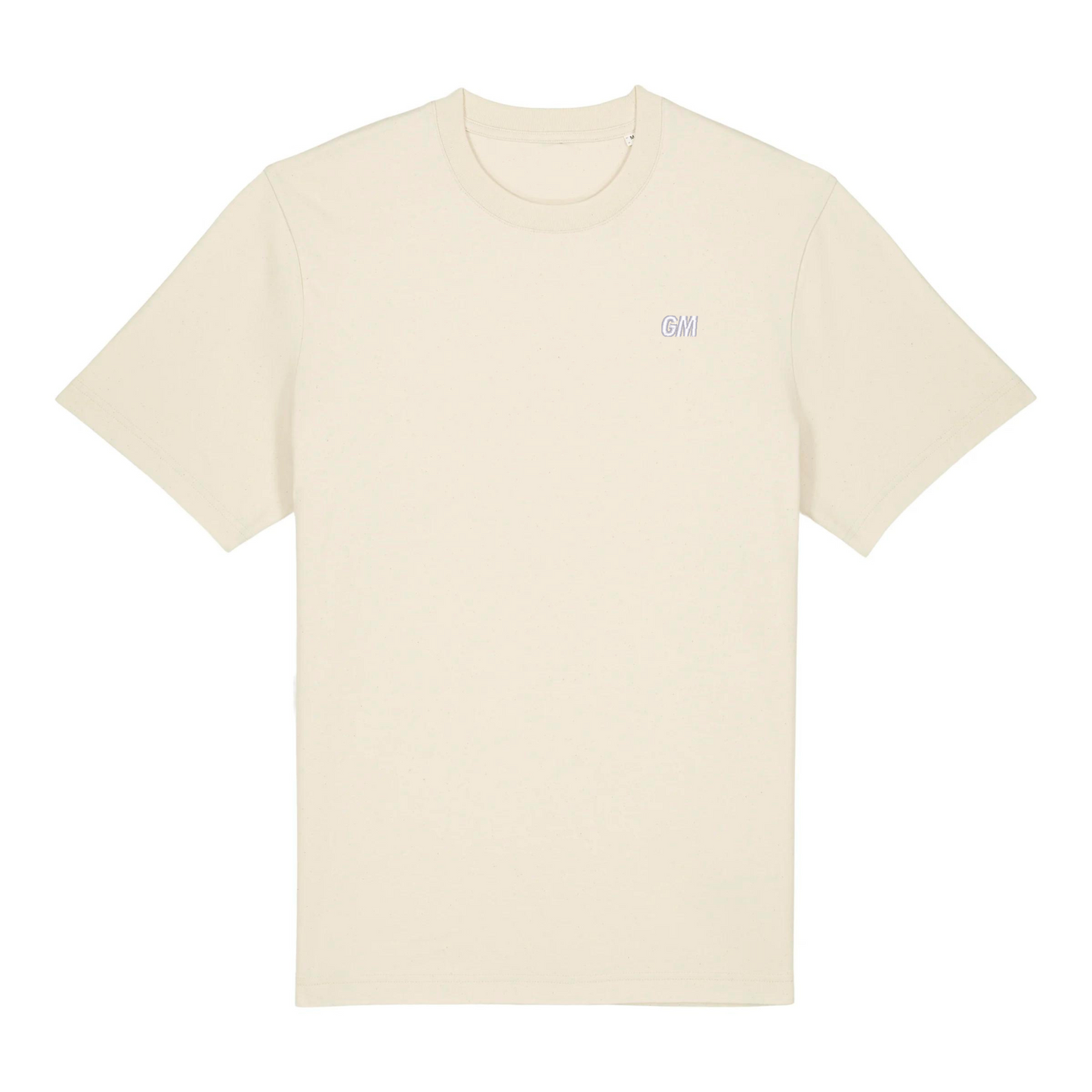 'GM' Embroidery Regular Fit T-Shirt