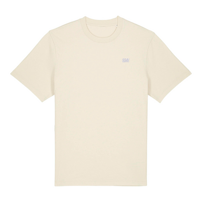 'GM' Embroidery Regular Fit T-Shirt