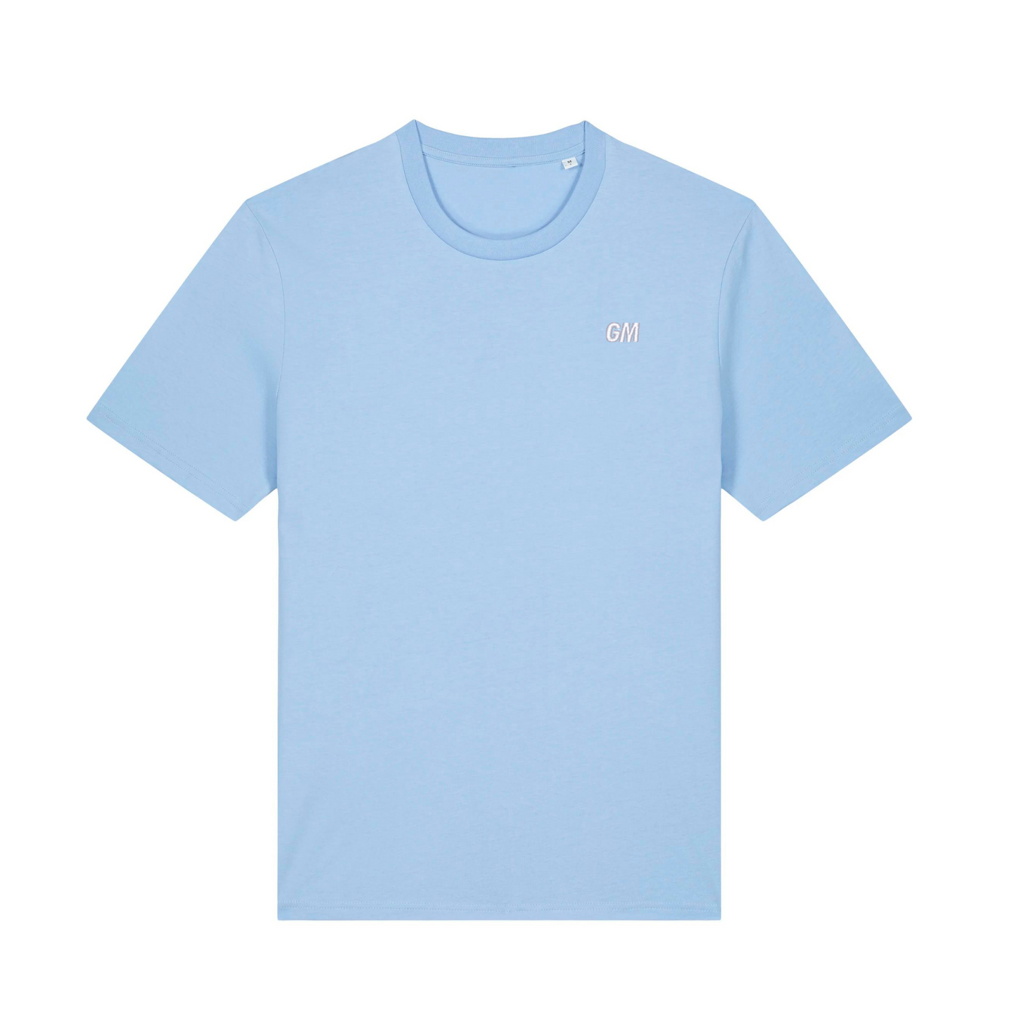 'GM' Embroidery Regular Fit T-Shirt