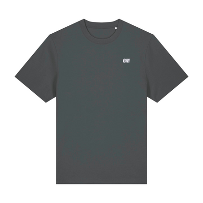 'GM' Embroidery Regular Fit T-Shirt