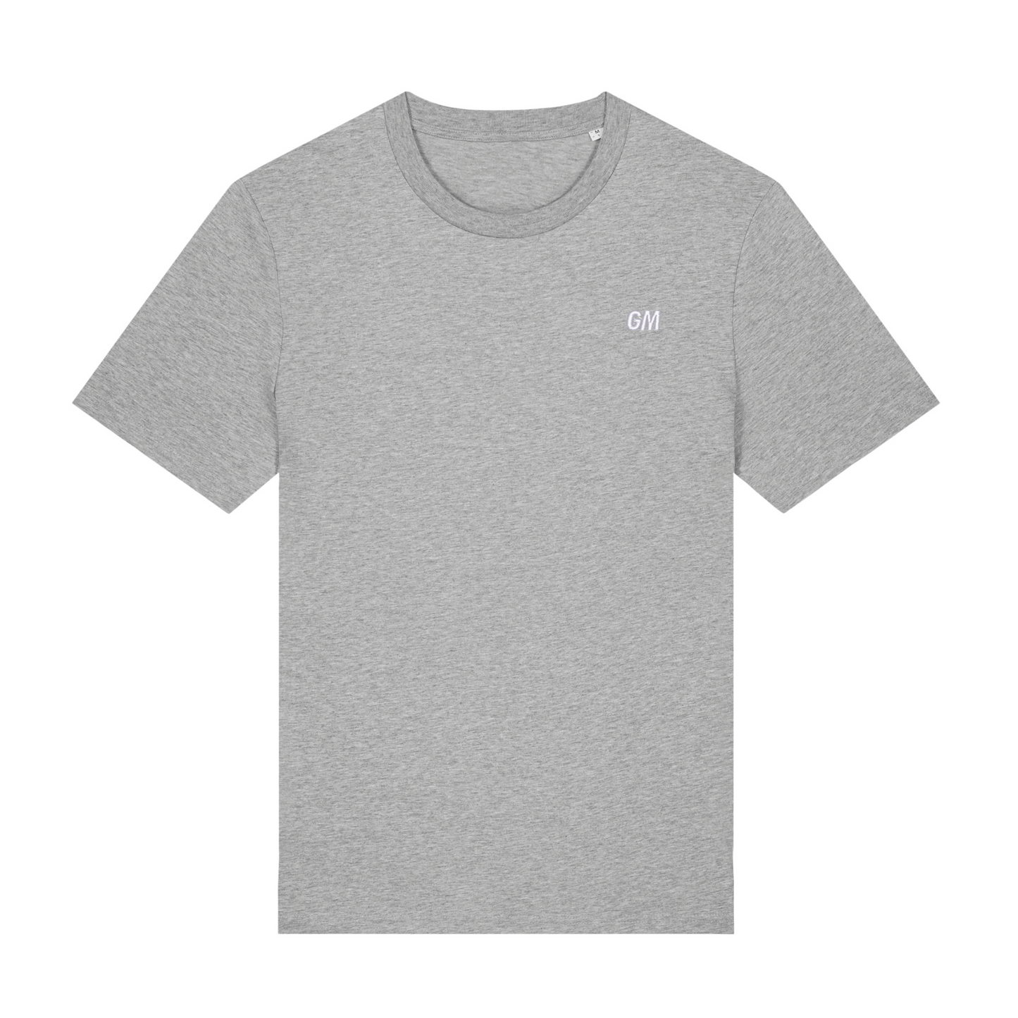 'GM' Embroidery Regular Fit T-Shirt