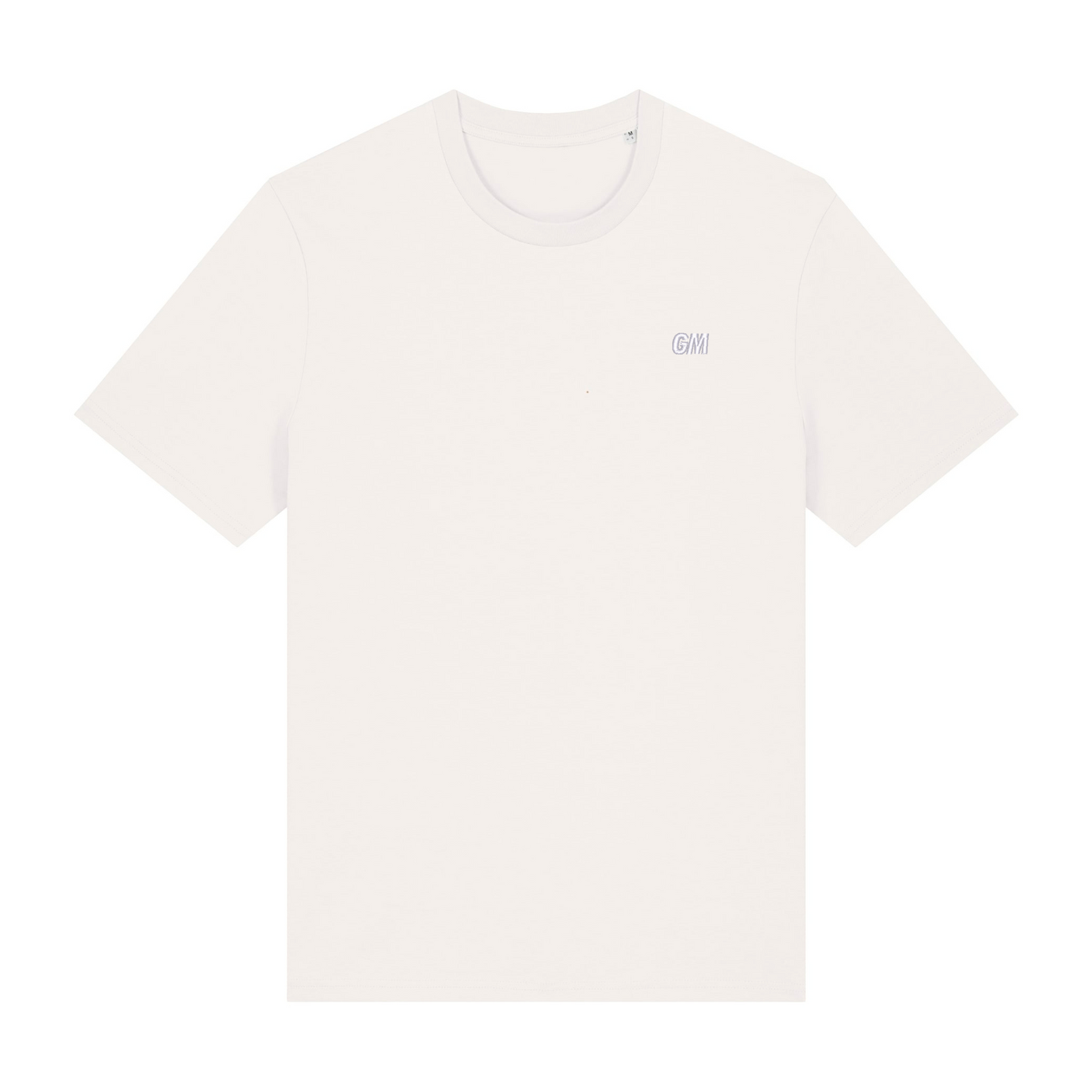 'GM' Embroidery Regular Fit T-Shirt