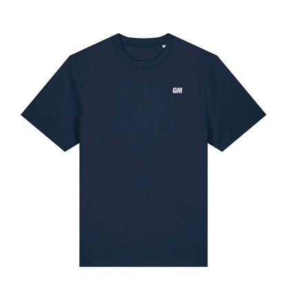 'GM' Embroidery Regular Fit T-Shirt