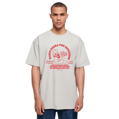 Bitcoin Pizza Guy Oversized T-Shirt