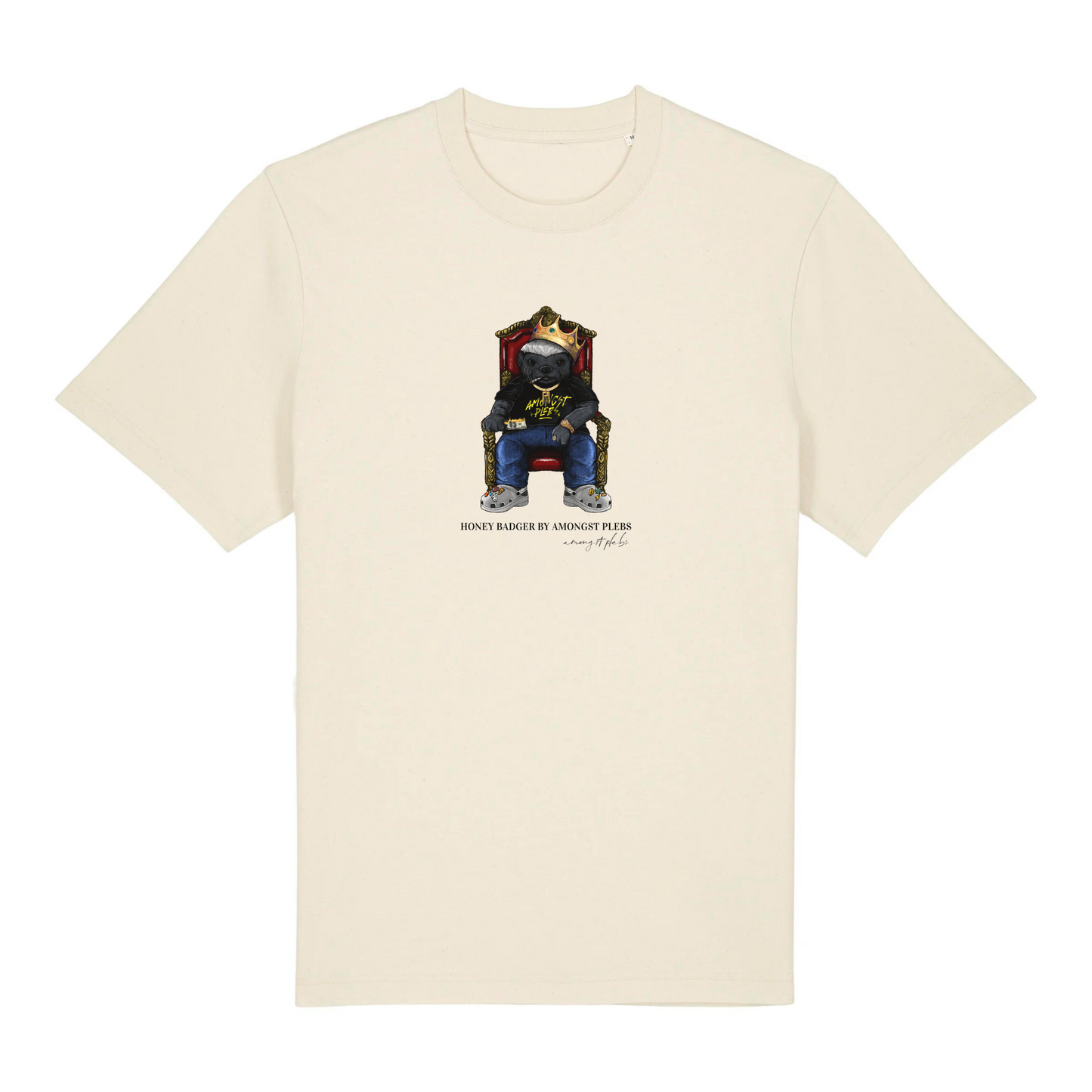 Honey Badger 'King' Oversized T-Shirt