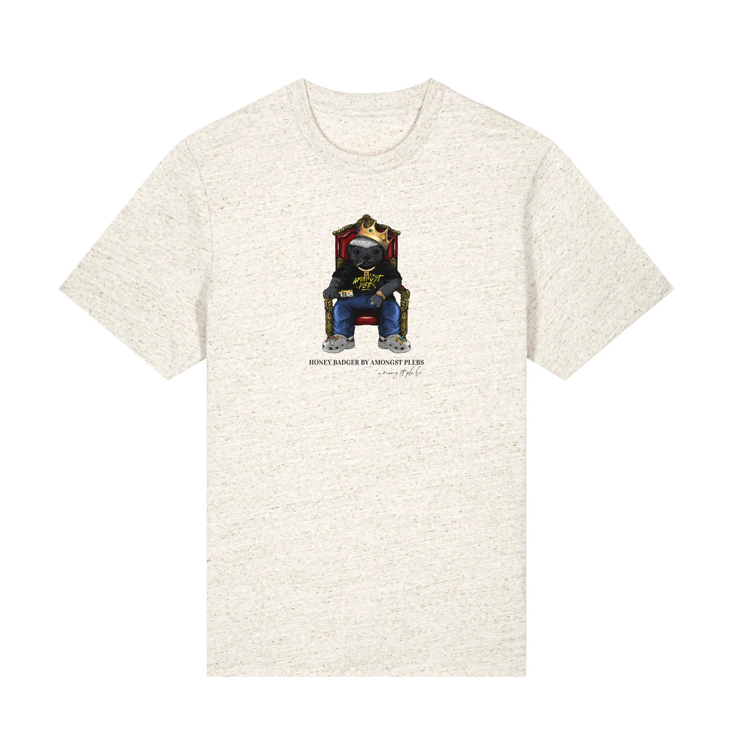 Honey Badger 'King' Oversized T-Shirt