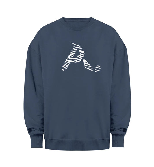 Zebra Monogram Oversize Sweater - Ledger Dry Sweatshirt ST/ST-7011