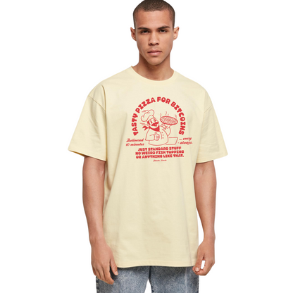 Bitcoin Pizza Guy Oversized T-Shirt